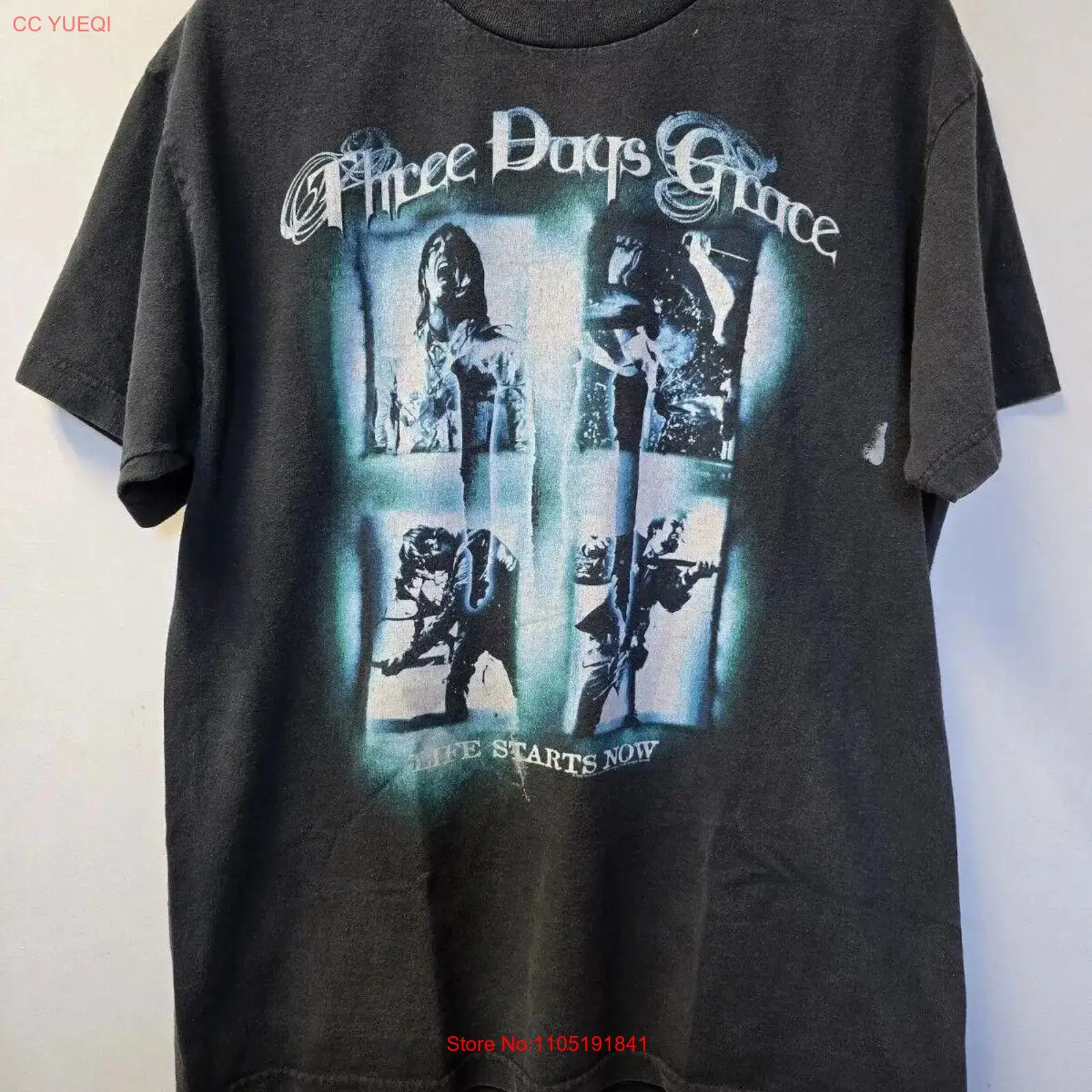 Men'S Fashion Now - 2010 スリーデイズグレース ツアー Tシャツ Lサイズ ライフスタートズナウ