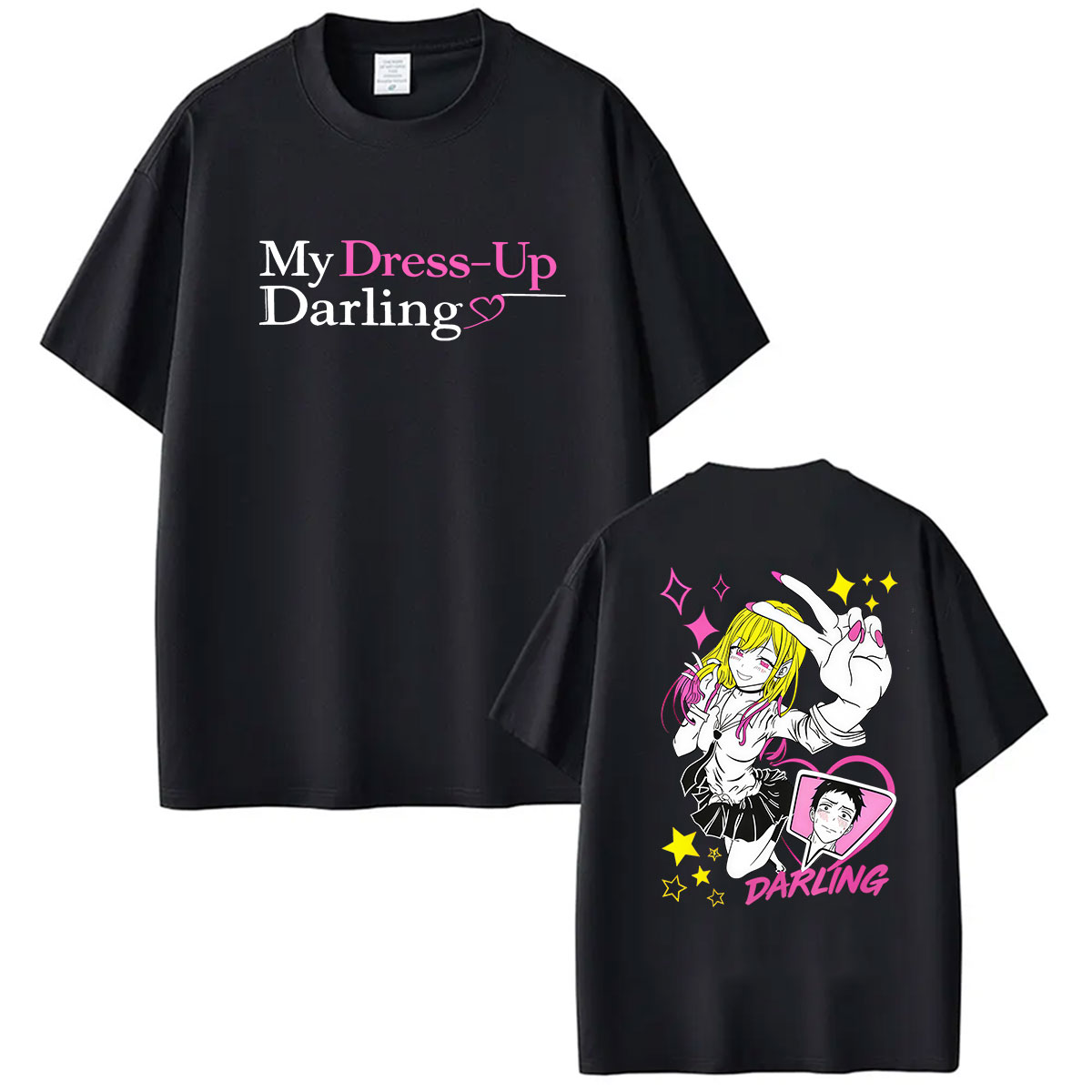 Mens Fashion Dress Shirts - 私のドレスアップダーリン北川マリンアニメ Tシャツ男性女性カワイイ服特大 Tシャツファッション高品質コットン Tシャツ