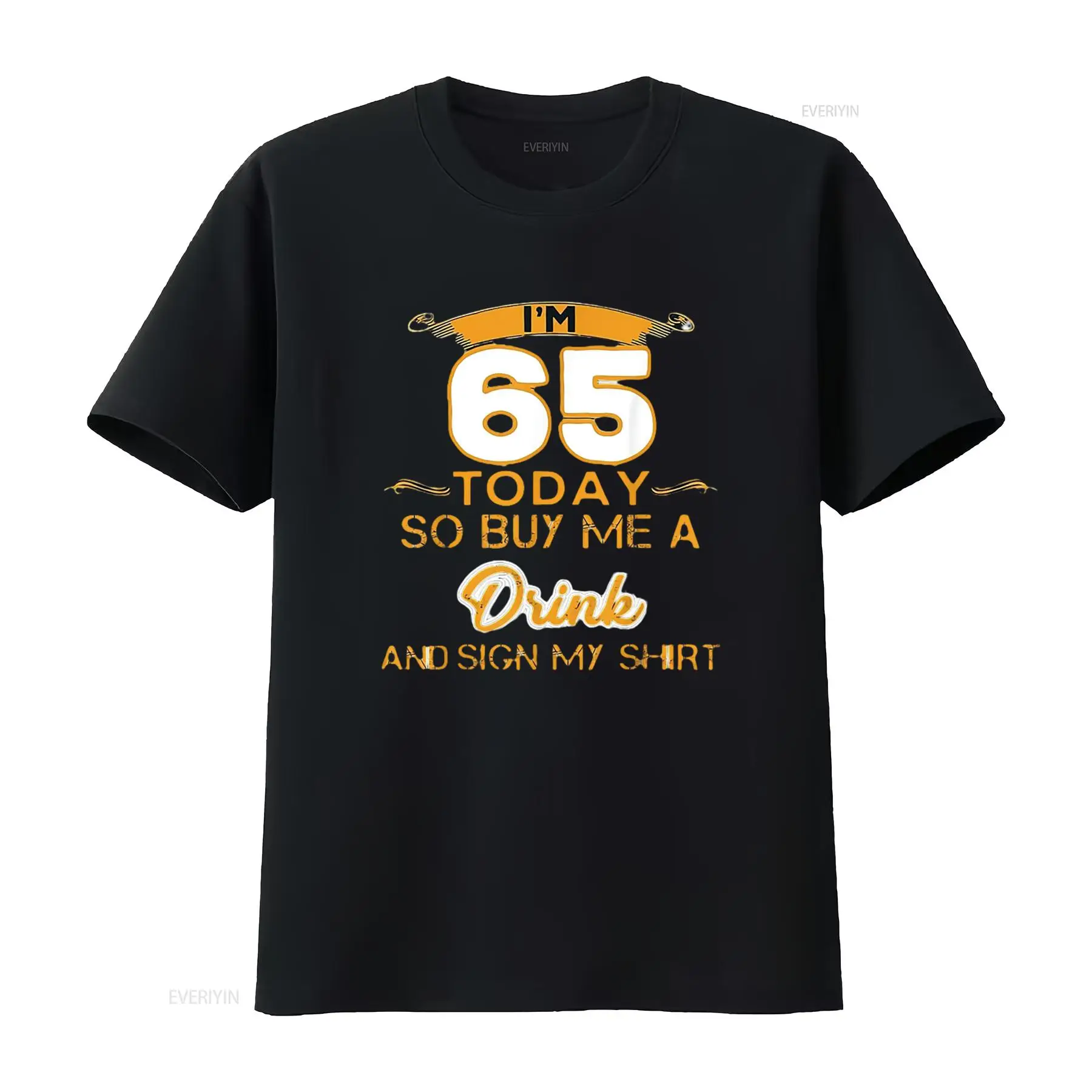 Men'S Fashion Today - メンズ面白い65歳の誕生日Tシャツ「今日は65歳です」オールホワイト2XLヴィンテージウォッシュドファッションストレッチ通気性少しストリートウェア
