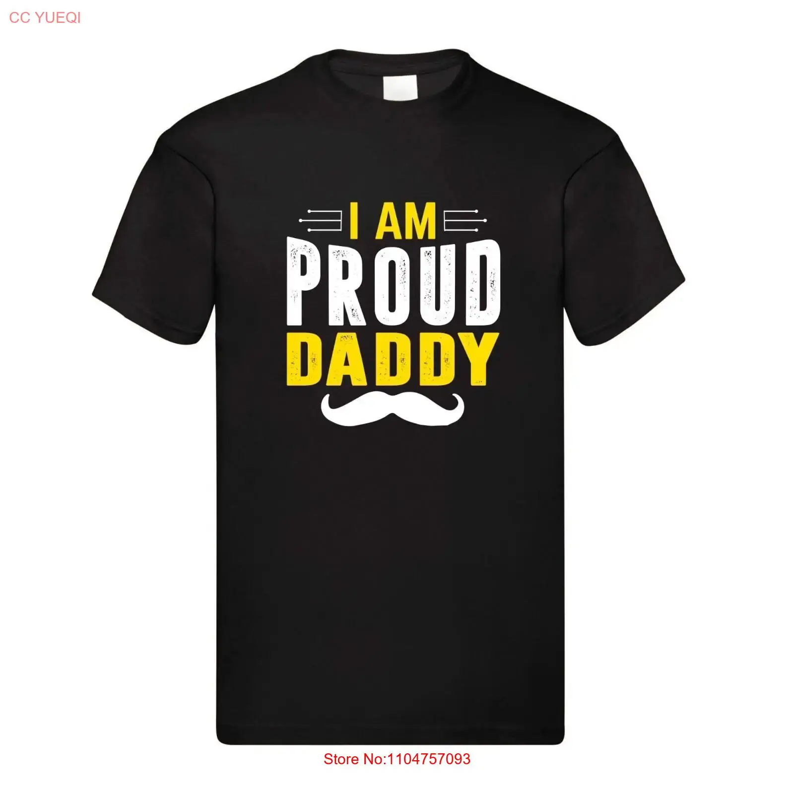 Men'S Fashion Everyday - 私は誇り高いお父さんです 父の日Tシャツ ブラック 大人用 キッズ ヴィンテージ風