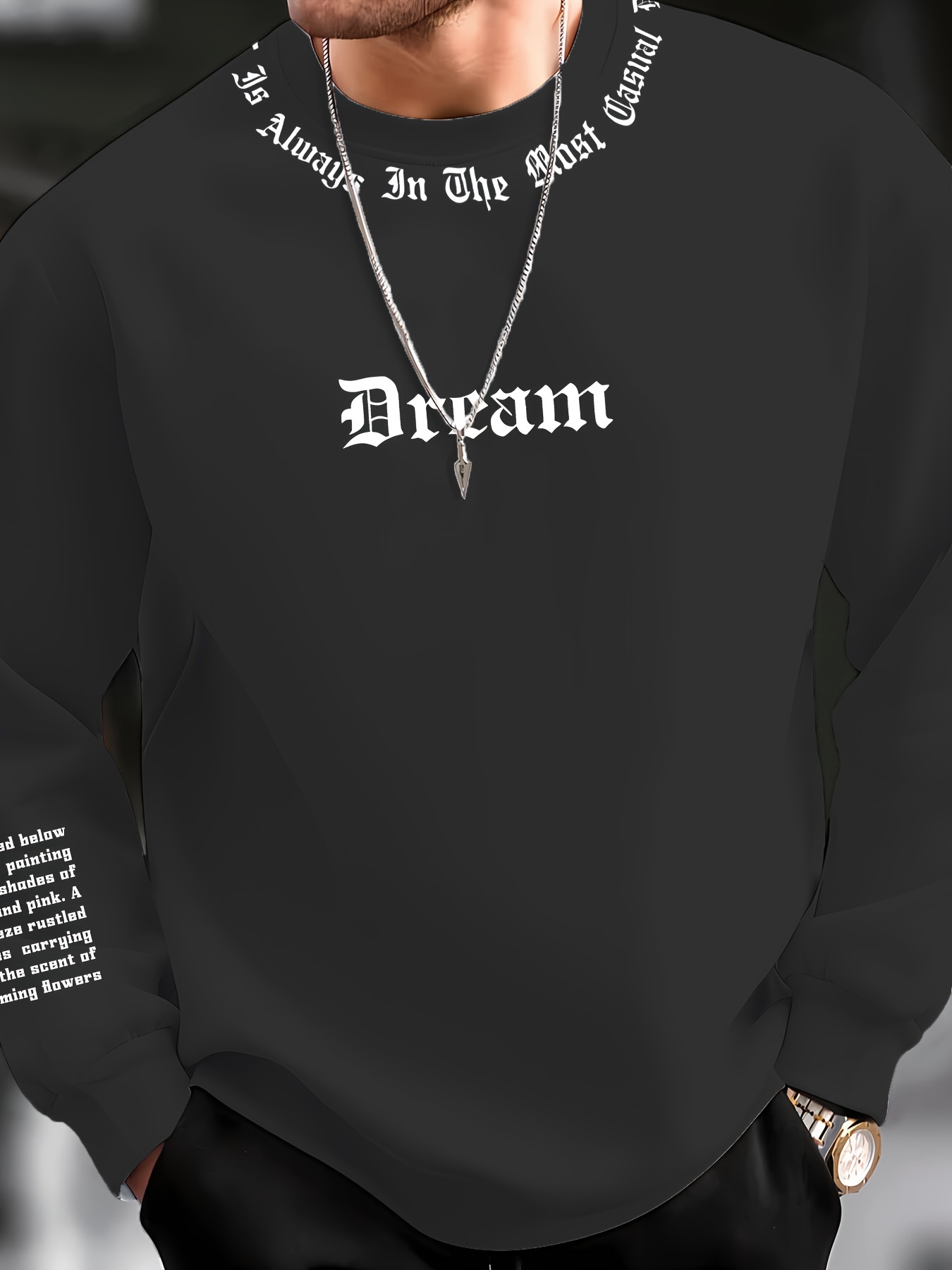 Men'S Fashion 2026 - 2026秋冬メンズラウンドネックレタープリントスウェットシャツ - 快適で柔らかくカジュアルでおしゃれなストリートウェア（男性用）