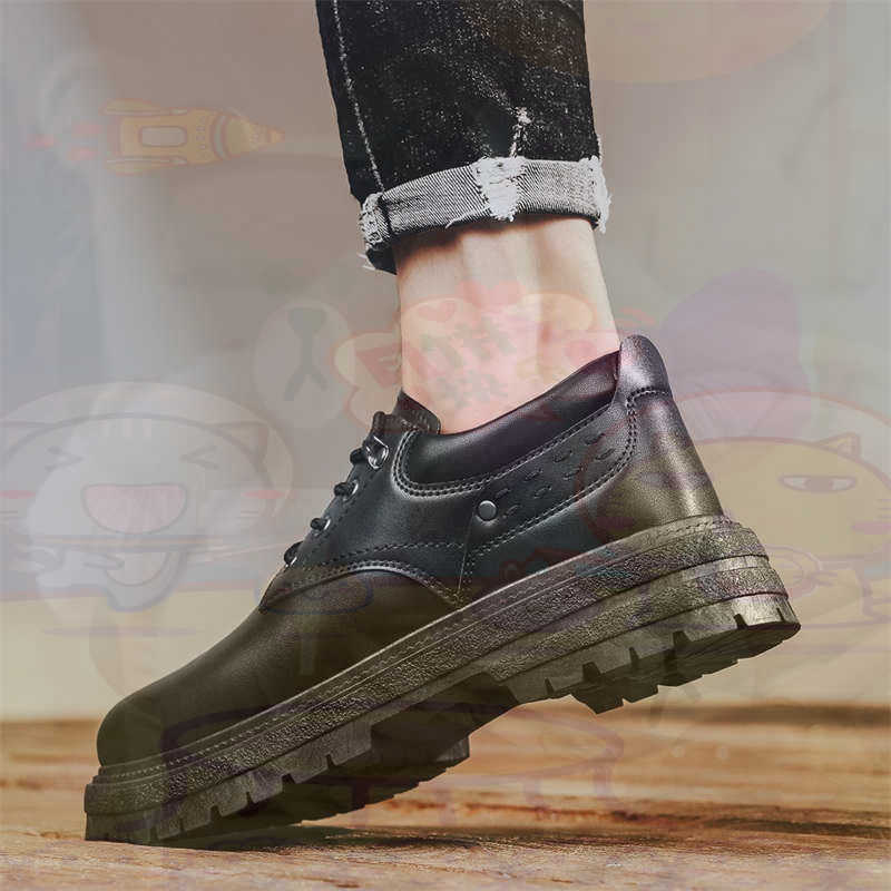 Men'S Fashion All Black Outfit - ダーク天然皮革ファッショントレーナーテニスメンズスニーカーファッション紳士靴品質スニーカースポーツ低価格健康