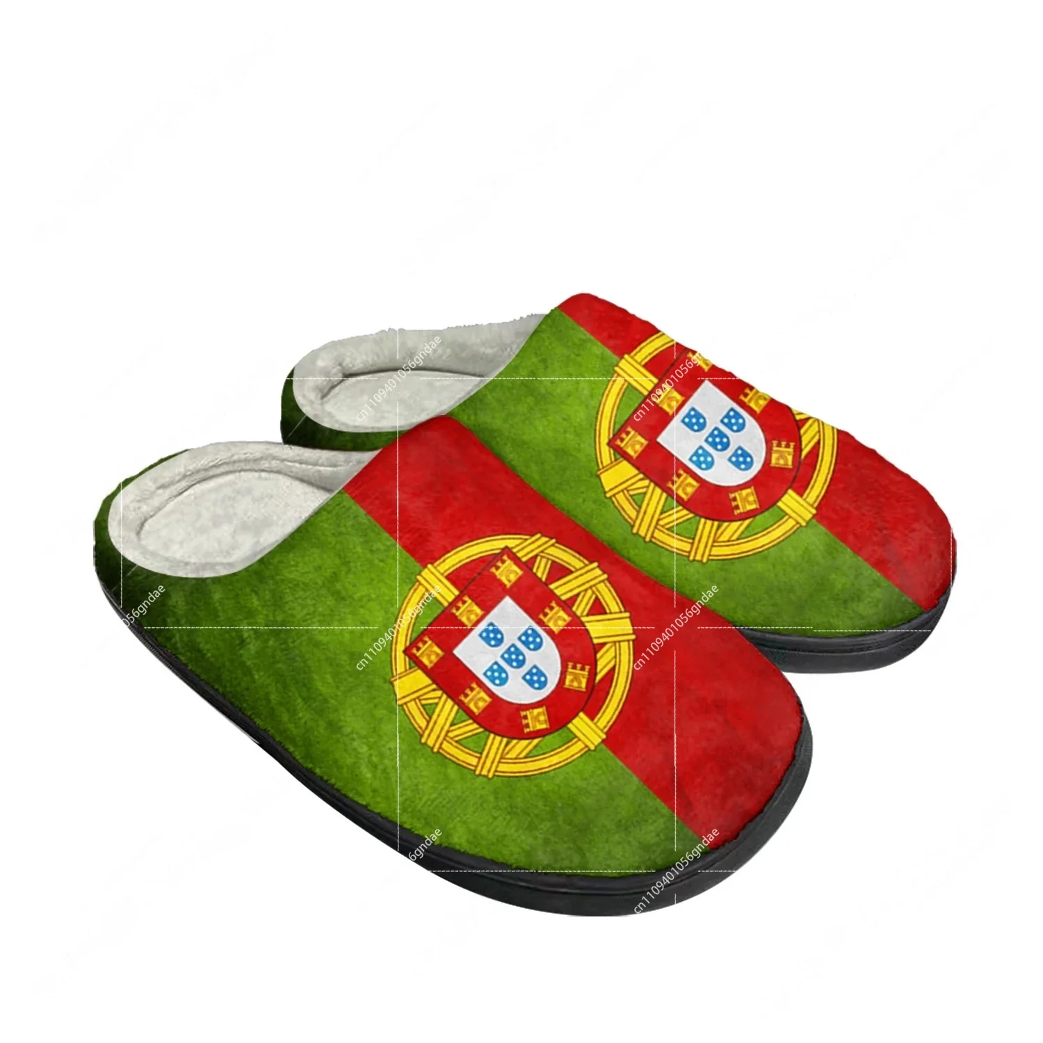 Men'S Fashion Footwear - ポルトガル国旗ホームコットンカスタムスリッパメンズレディースサンダルポルトガルぬいぐるみ寝室カジュアル保温靴サーマルスリッパ