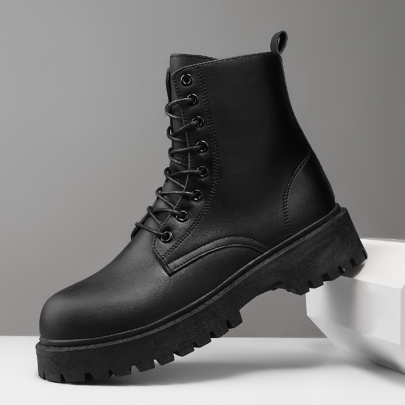 Mens Fashion Zapatos - YUYIN メンズ ハイトップブーツ ソフトソール カジュアル ファッション