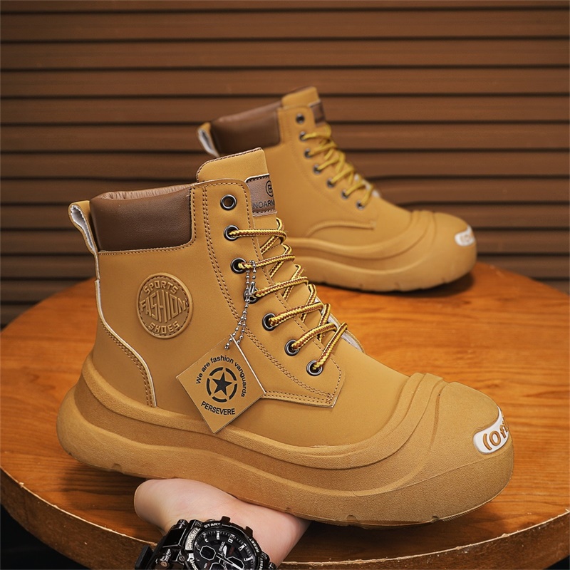 Men'S Fashion Footwear - ショート丈アンクルブーツ おしゃれで快適なハイカットメンズスポーツシューズ 2025年秋新作メンズカジュアルシューズ トレンドメンズスニーカー