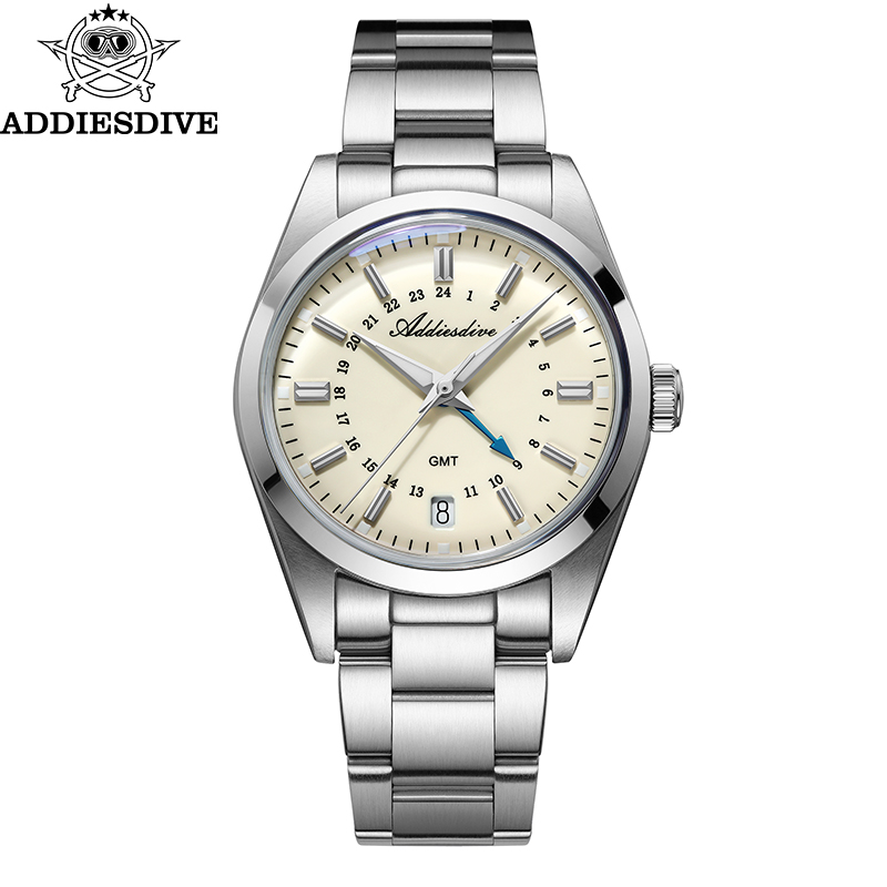 Men'S Fashion Jewelry - ADDIESDIVE ホットブランド 36 ミリメートル高級 GMT 腕時計ギフト男性