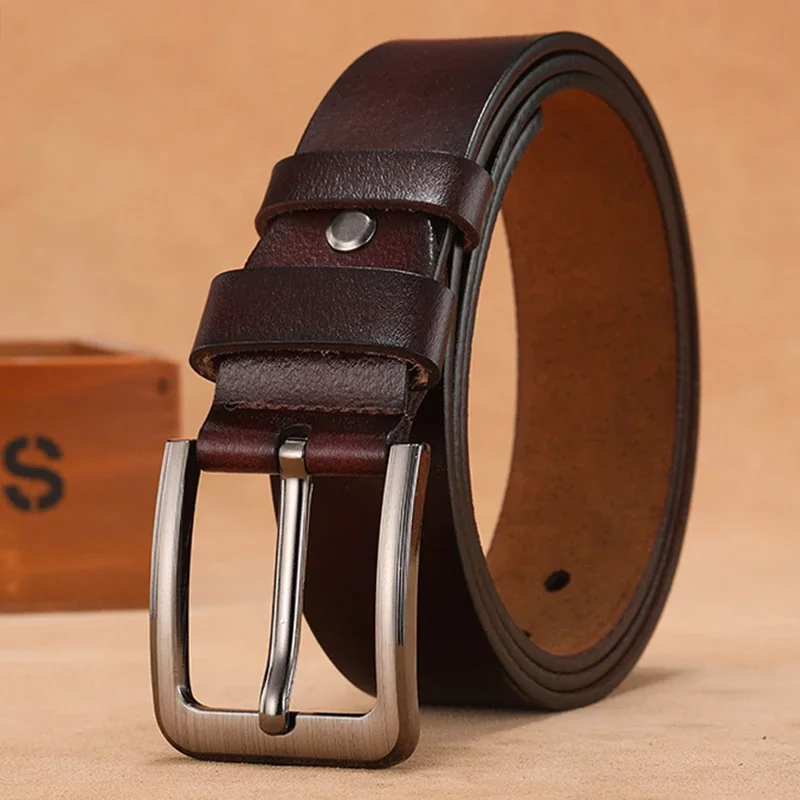 Leather Belt Braided - 男性用本革ベルト,バックルピン,ウエストストラップ,高品質,大,110, 120, 130, 140, 150, 160,