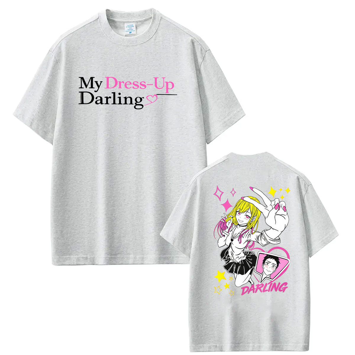 私のドレスアップダーリン北川マリンアニメ Tシャツ男性女性カ - Mens Fashion Dress Shirts のレビューと価格