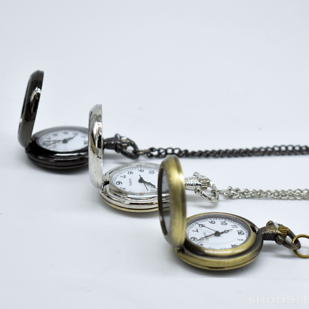 カスタムヴィンテージメタル懐中時計ペンダントネックレス クラ - Men'S Fashion Jewelry のレビューと価格