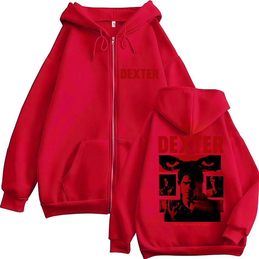 テレビプレイデクスターモーガンクラシックジッパーパーカーメン - Mens Fashion Zip Up Hoodies のレビューと価格