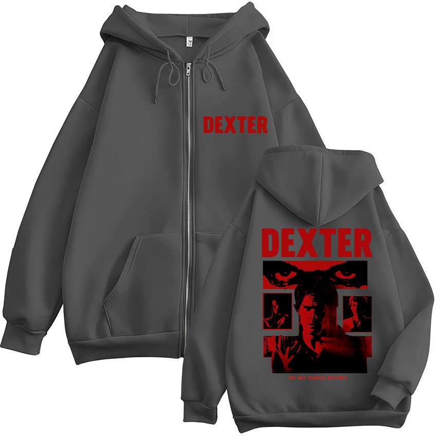 テレビプレイデクスターモーガンクラシックジッパーパーカーメン - Mens Fashion Zip Up Hoodies のレビューと価格