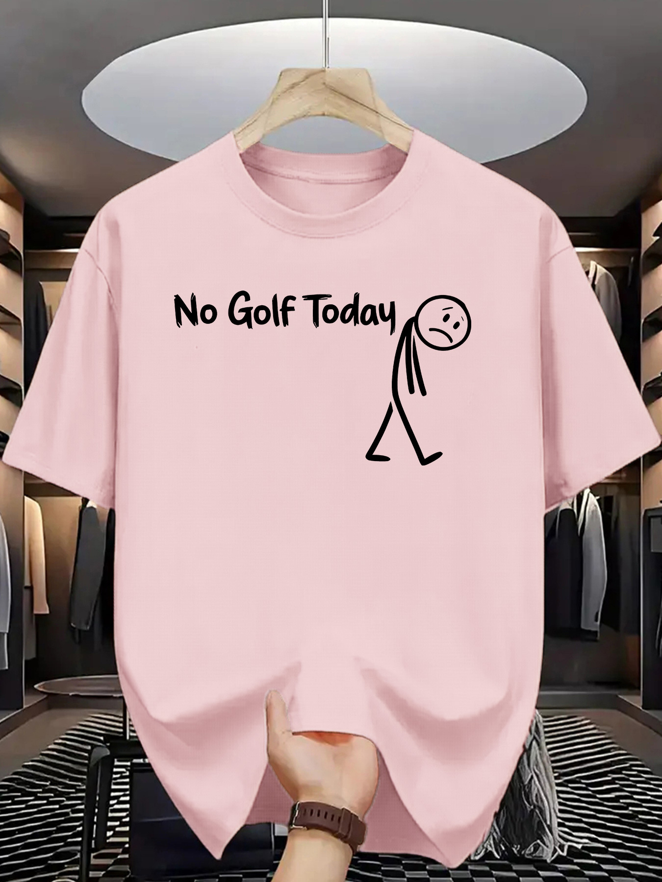 面白いゴルフユーモアグラフィックTシャツ男性女性用半袖ノーゴ - Men'S Fashion Today のレビューと価格