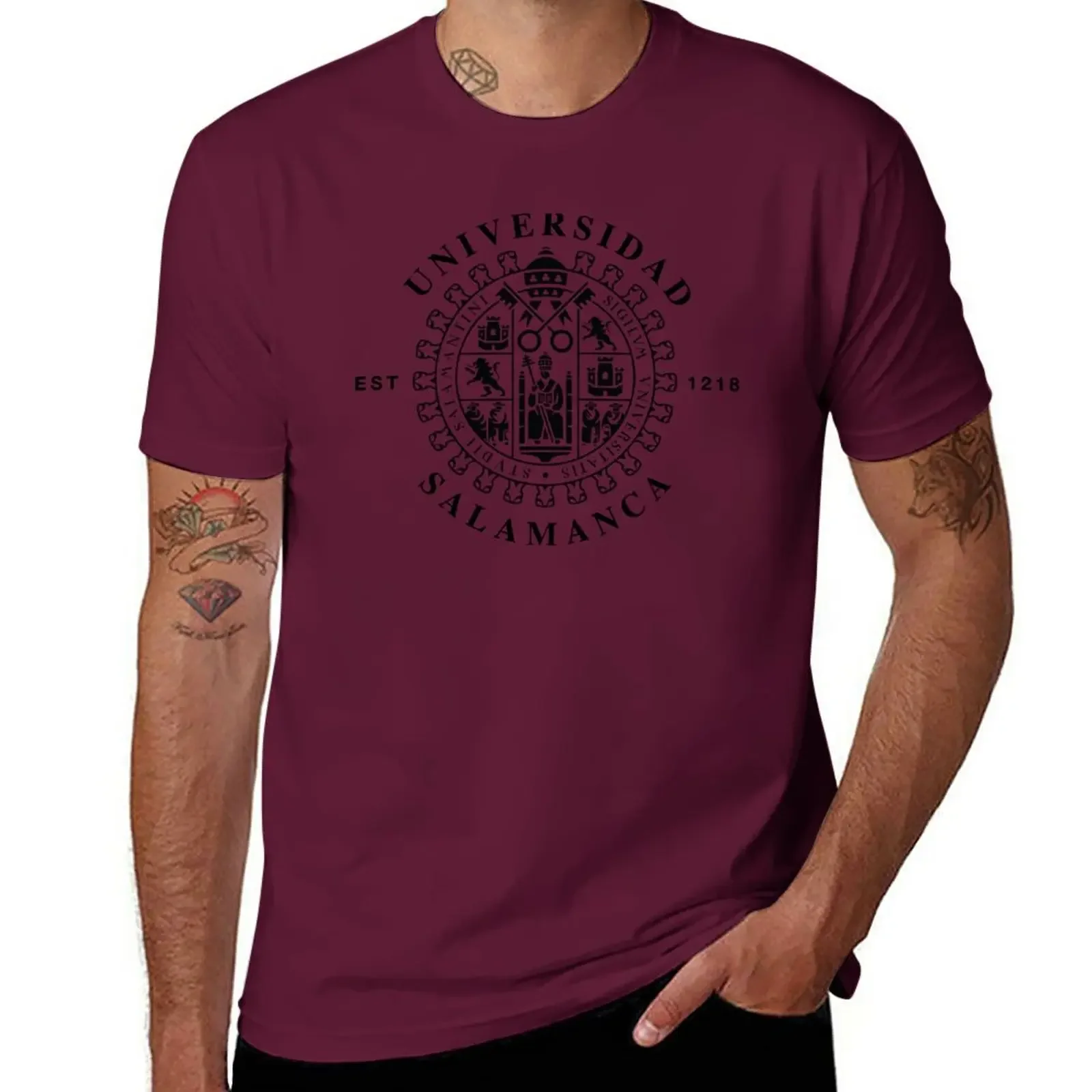 サラマンカ大学 Tシャツ 韓国ファッション プレーン Tシャ - Men'S Fashion University のレビューと価格