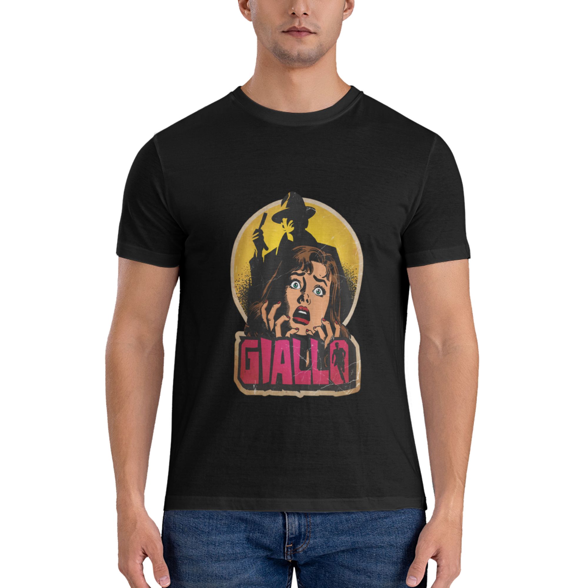 面白いジアロ（ジャンル）エッセンシャルメンズプリントTシャツ - Men'S Fashion Genres のレビューと価格