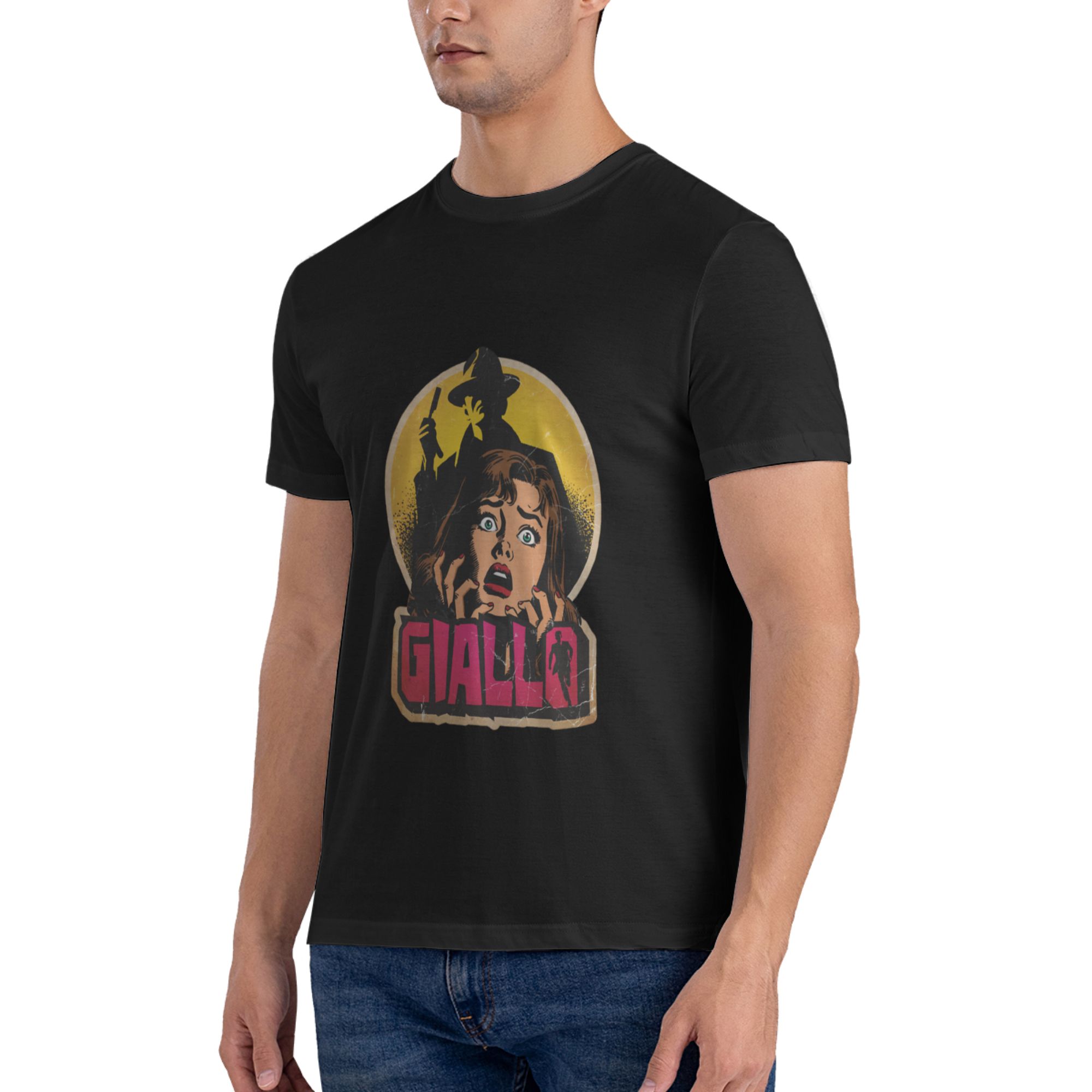 面白いジアロ（ジャンル）エッセンシャルメンズプリントTシャツ - Men'S Fashion Genres のレビューと価格