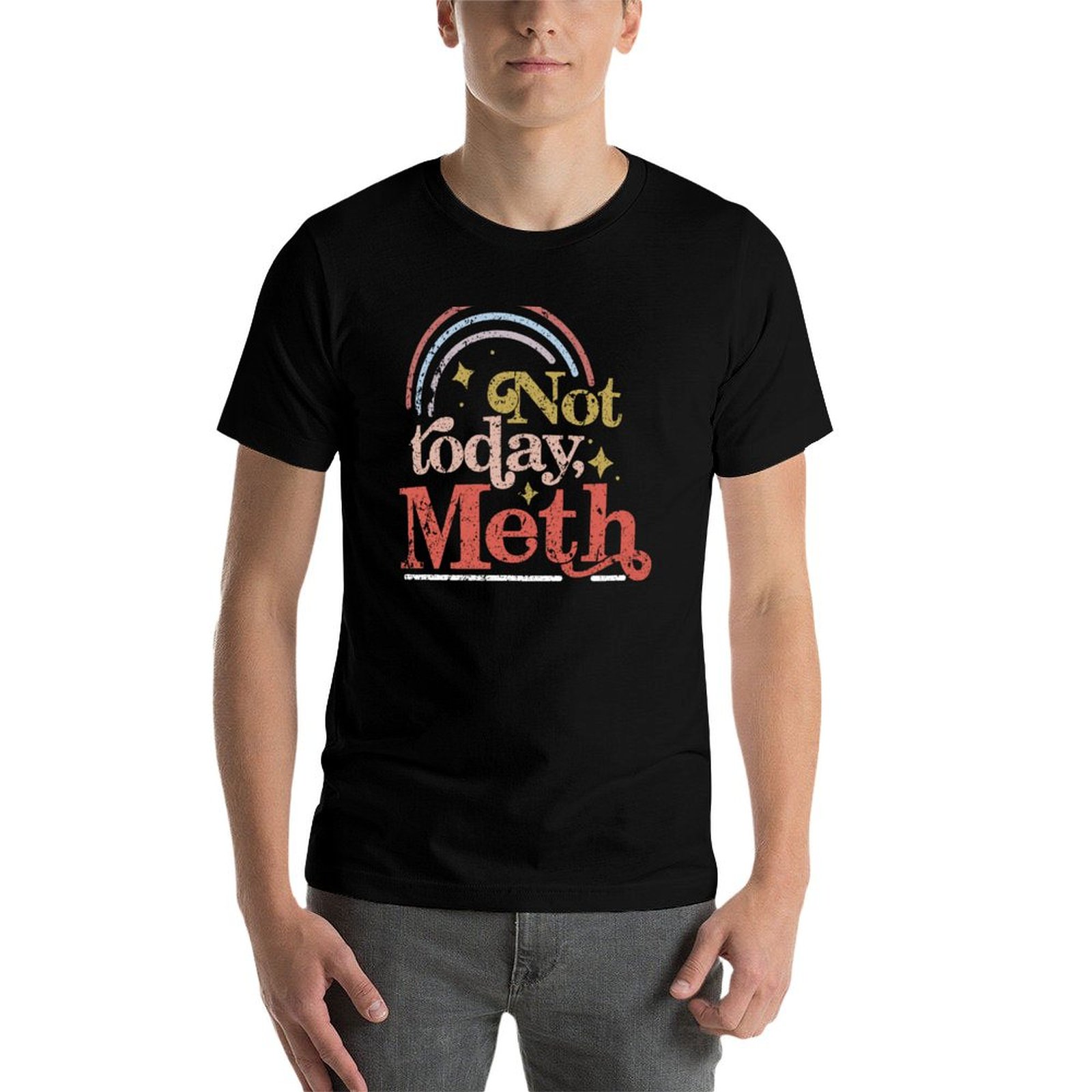 Not Today Meth AA NA リカバリー Tシャ - Men'S Fashion Today のレビューと価格