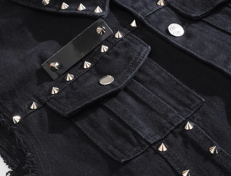 2026年春ファッション メンズ リベットデニムベスト パン - Men'S Fashion Vest With Jeans のレビューと価格