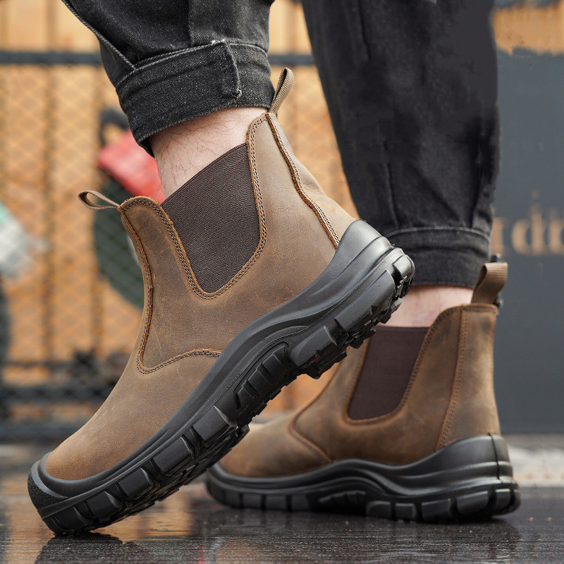 大きいサイズのメンズファッション、スチールトゥカバー付きワー - Men'S Fashion Footwear のレビューと価格