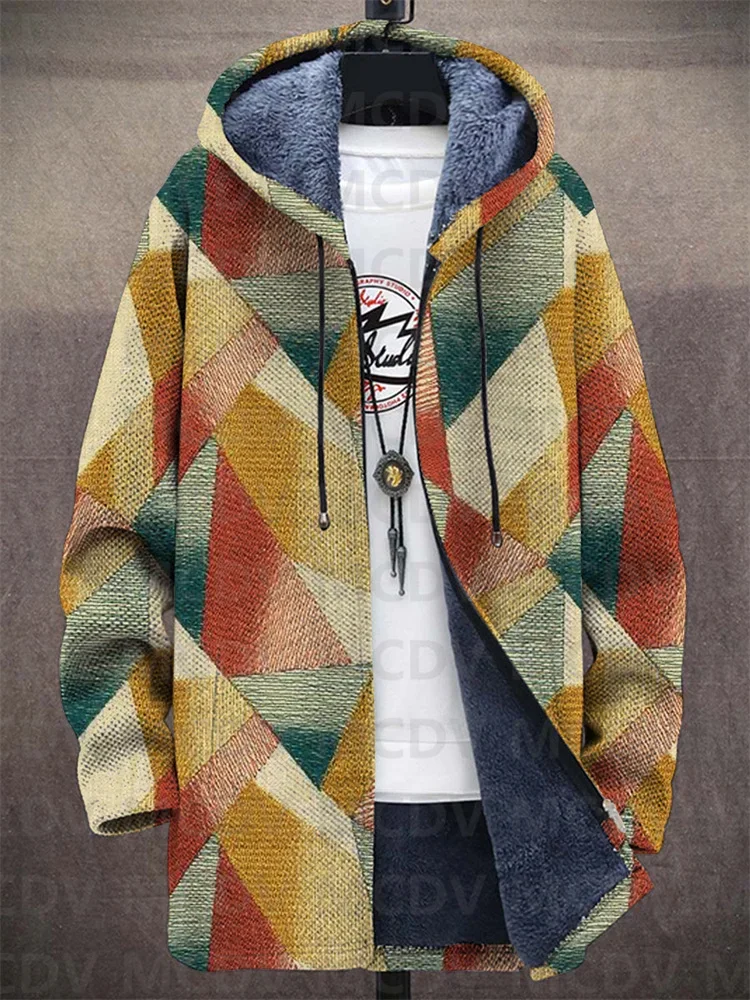 ユニセックス長袖セーター,エスニックプリント,ぬいぐるみ,厚 - Men'S Fashion Zip Sweater のレビューと価格