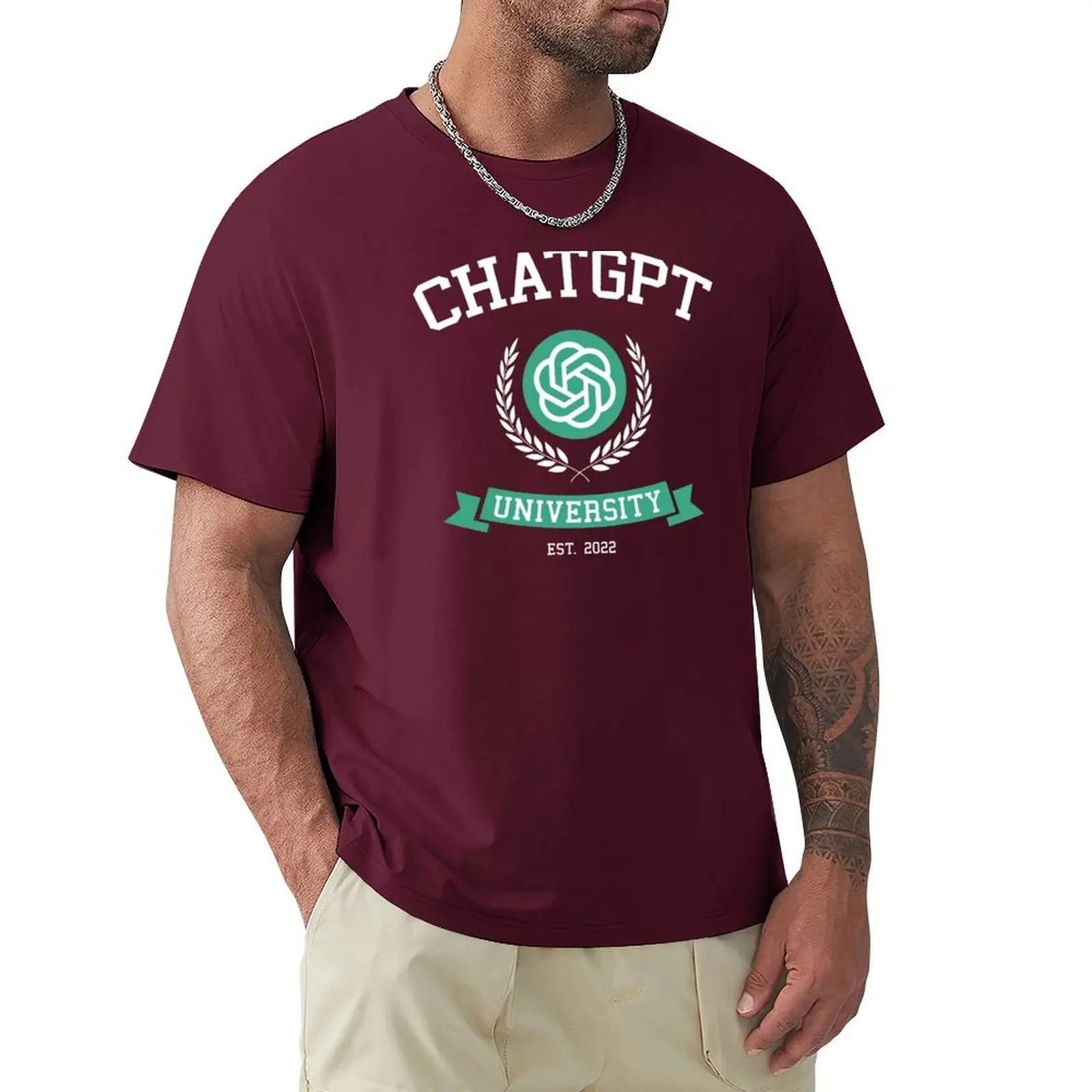 チャットグポイント大学-面白いTシャツ、学校の男の子の贈り物 - Men'S Fashion University のレビューと価格