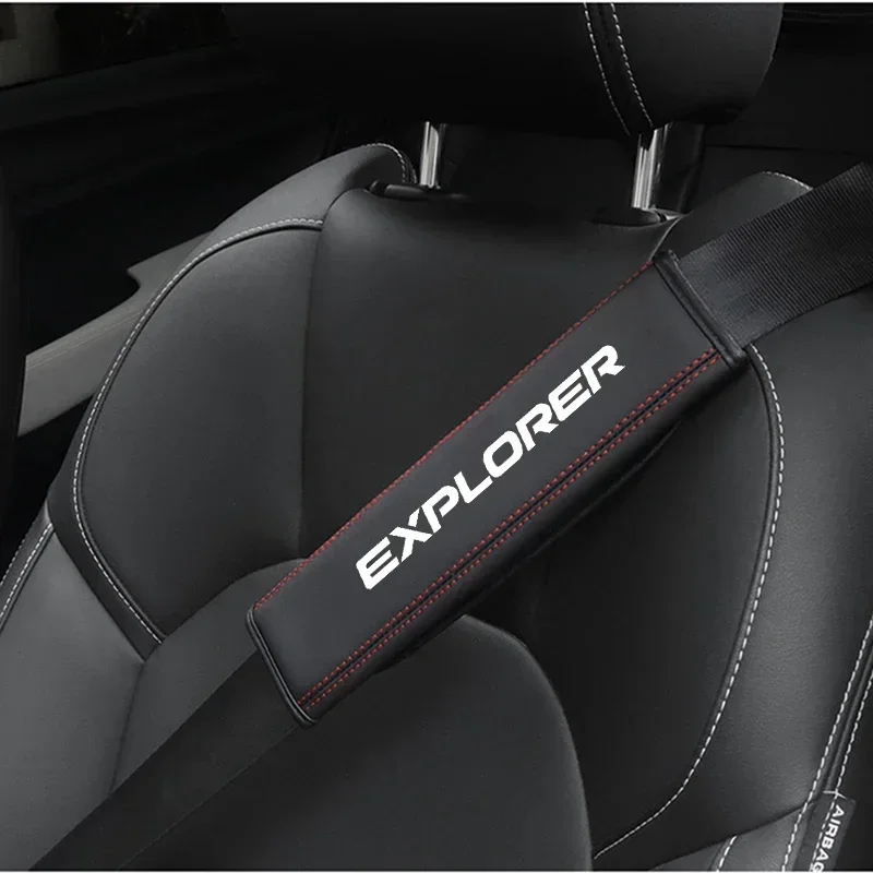 フォードエクスプローラー用シートベルトプロテクター,車内,牛 - Leather Belt Braided のレビューと価格