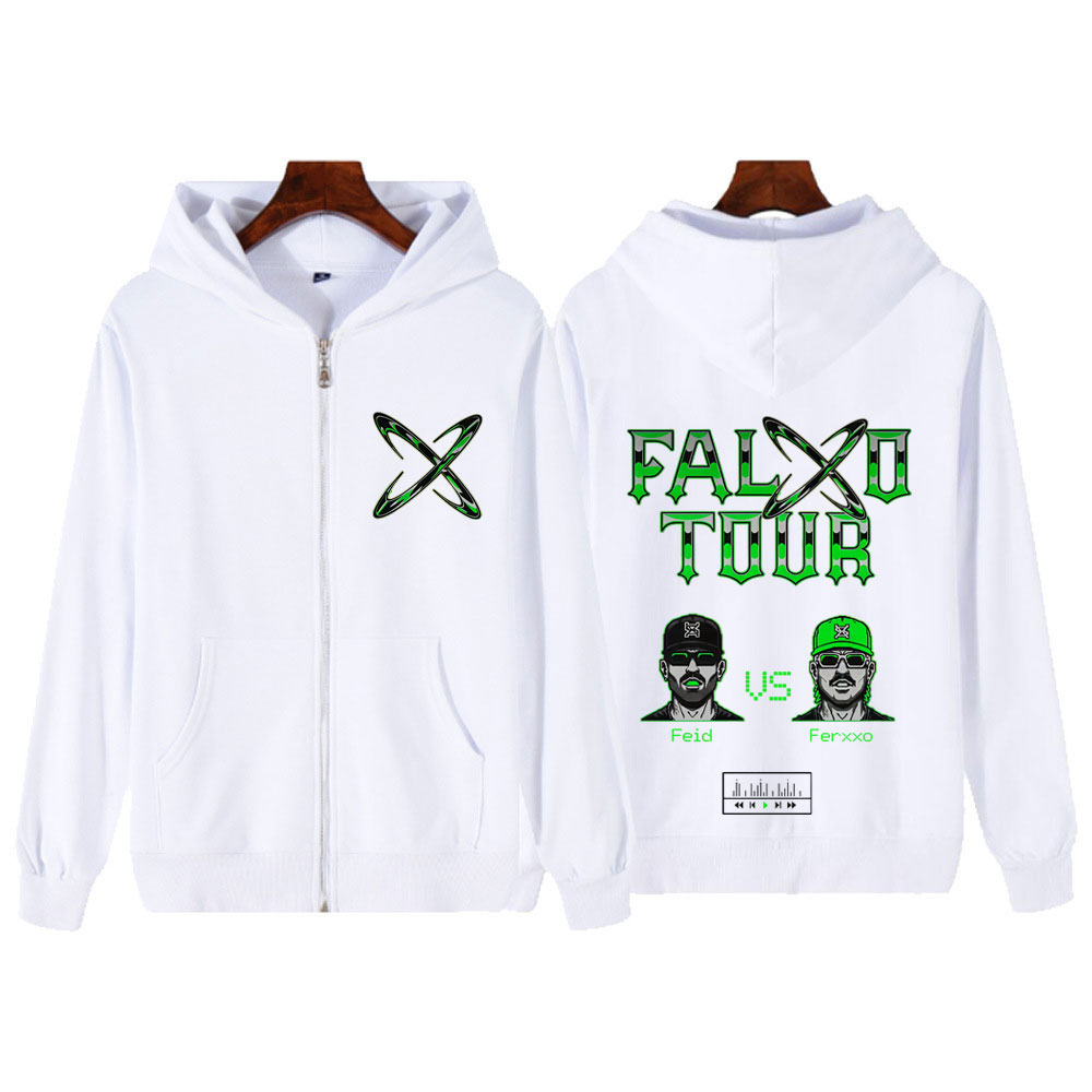 ラッパー Feid Ferxxo ツアー 2026 プリント - Mens Fashion Zip Up Hoodies のレビューと価格