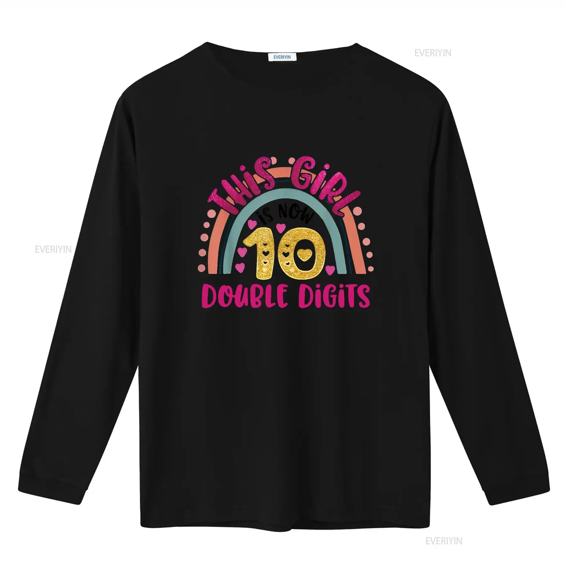 この女の子は今、10歳です。ダブルディジットバースデーTシャ - Men'S Fashion Now のレビューと価格