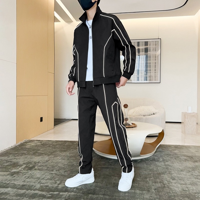 メンズスタンドカラー長袖ジッパーカーディガンジャケットトップ - Men'S Fashion Zip Sweater のレビューと価格