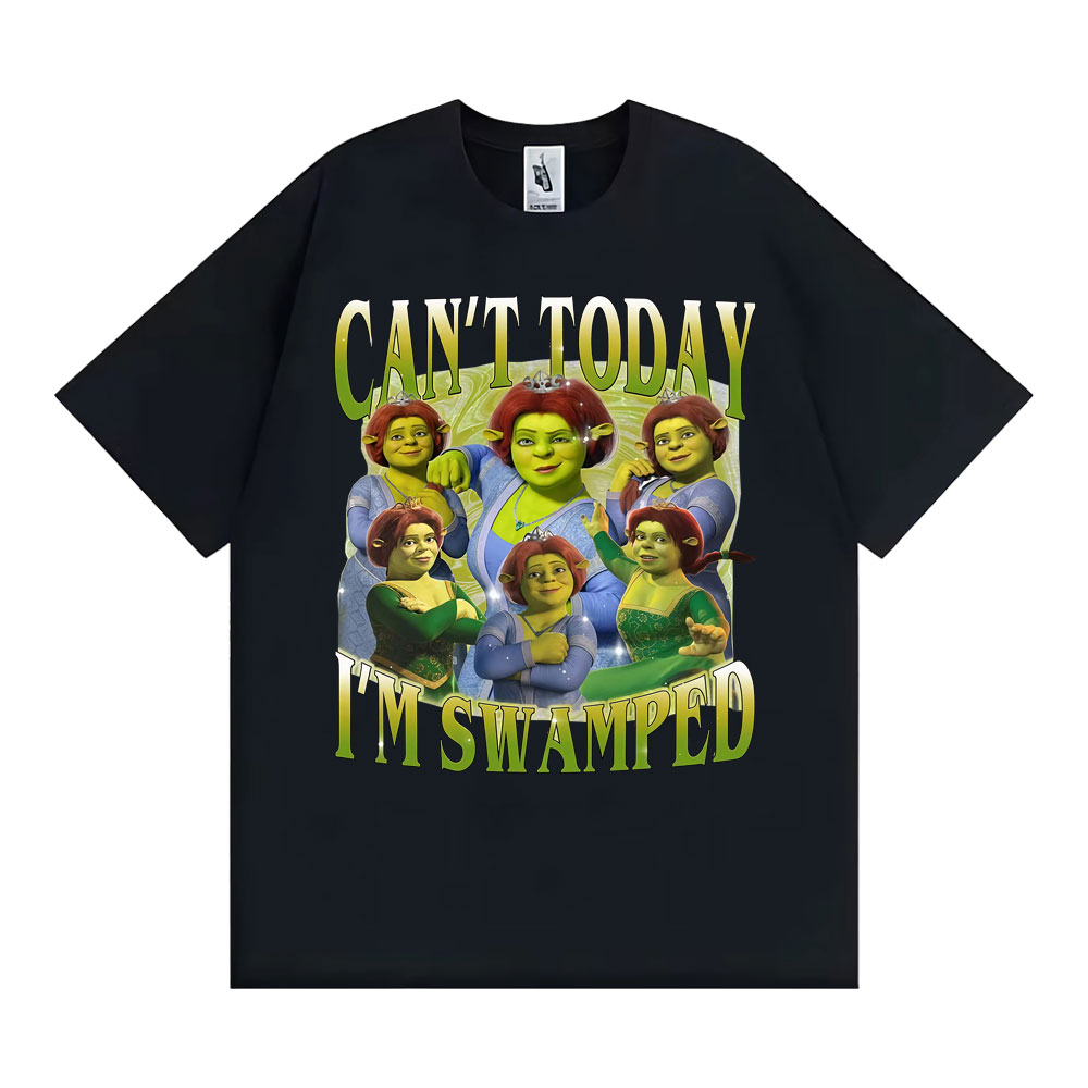 面白いフィオナとシュレックのミームTシャツ「今日は忙しい」グ - Men'S Fashion Today のレビューと価格