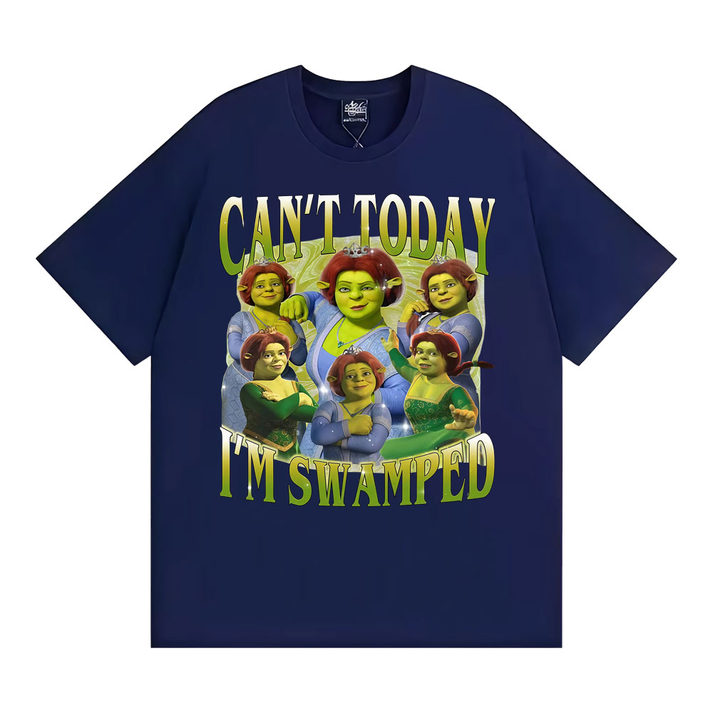 面白いフィオナとシュレックのミームTシャツ「今日は忙しい」グ - Men'S Fashion Today のレビューと価格
