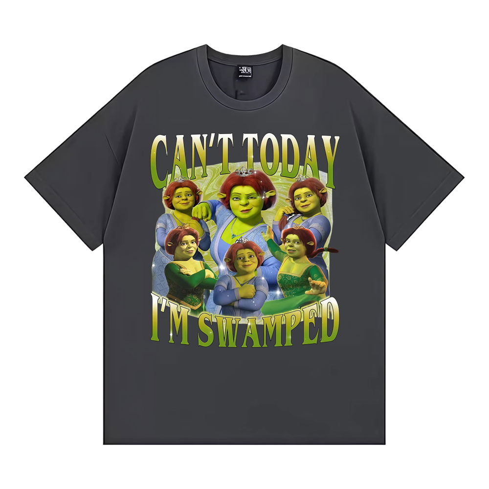 面白いフィオナとシュレックのミームTシャツ「今日は忙しい」グ - Men'S Fashion Today のレビューと価格