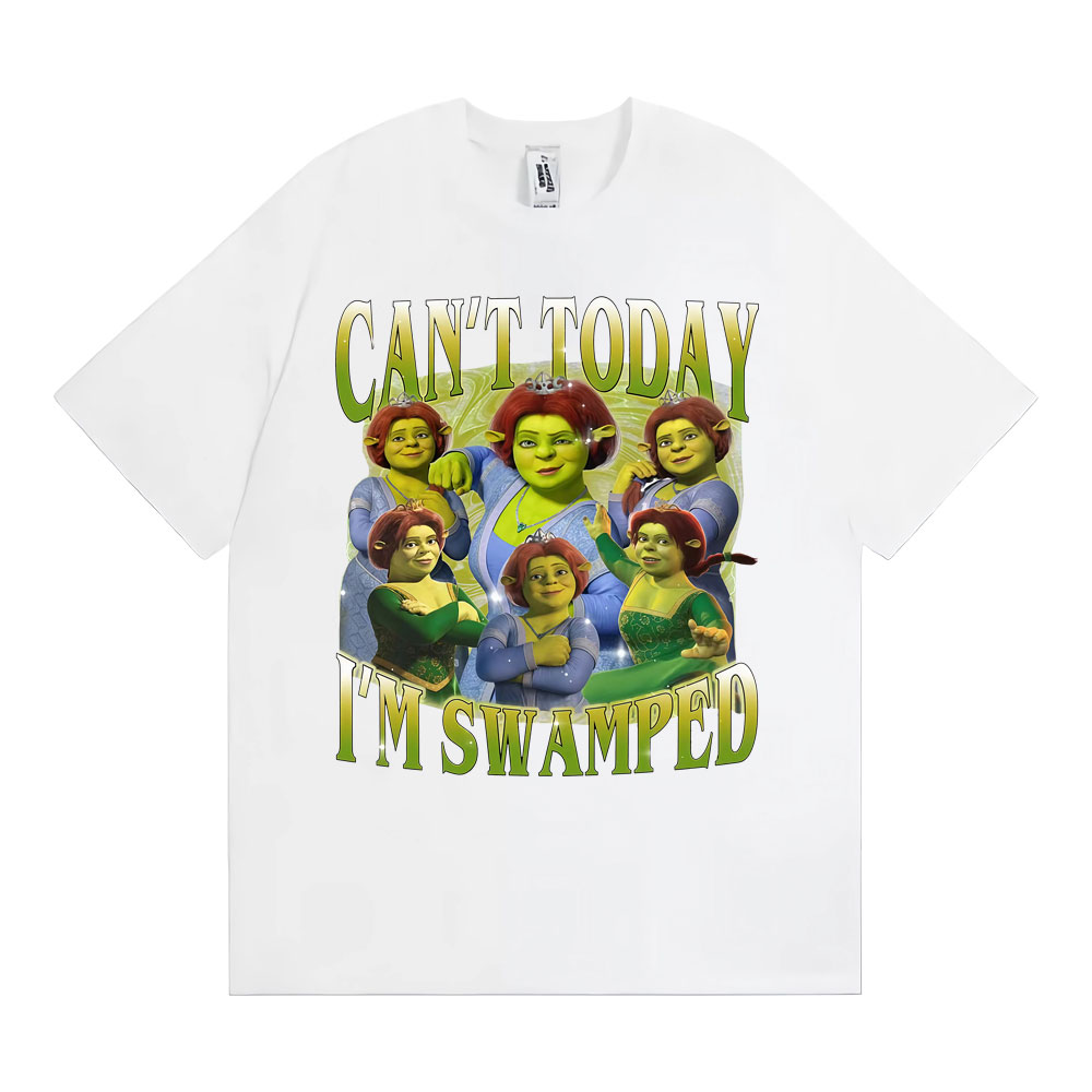 面白いフィオナとシュレックのミームTシャツ「今日は忙しい」グ - Men'S Fashion Today のレビューと価格