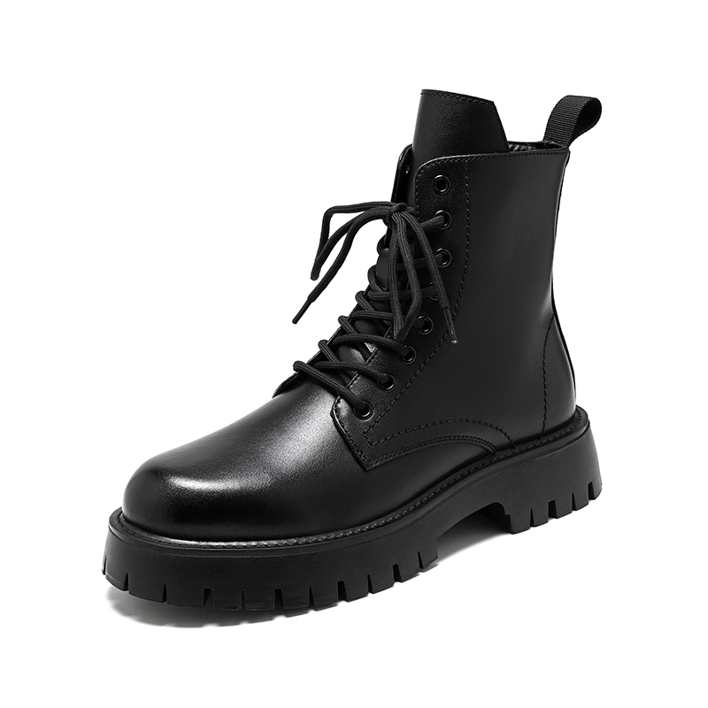 メンズラグジュアリーファッション 本革ブーツ ブラック ホワ - Men'S Fashion Footwear のレビューと価格