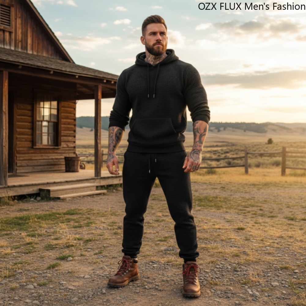 3XL 秋冬 メンズ 2ピース ファッション 軽量 通気性  - Men'S Fashion All Black Outfit のレビューと価格