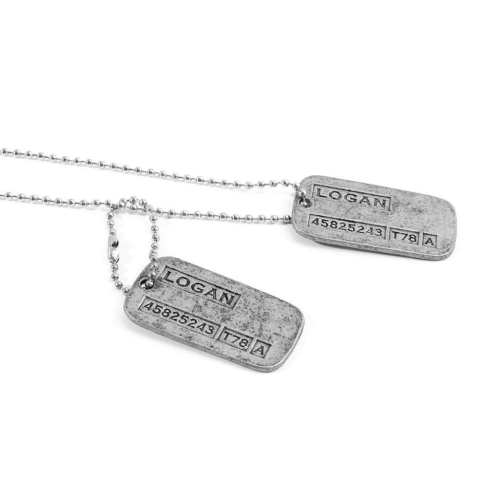 X-メン ウルヴァリン ミリタリーカードネックレス - ファ - Men'S Fashion Jewelry のレビューと価格