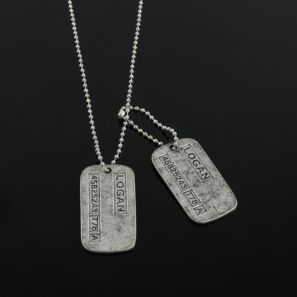X-メン ウルヴァリン ミリタリーカードネックレス - ファ - Men'S Fashion Jewelry のレビューと価格
