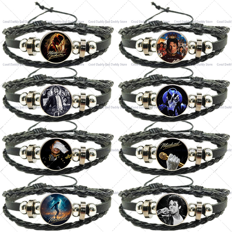 マイケル・ジャクソン織り手編みロープブレスレット メンズ レ - Men'S Fashion Jewelry のレビューと価格