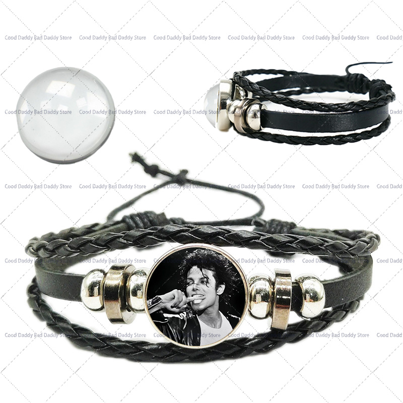マイケル・ジャクソン織り手編みロープブレスレット メンズ レ - Men'S Fashion Jewelry のレビューと価格