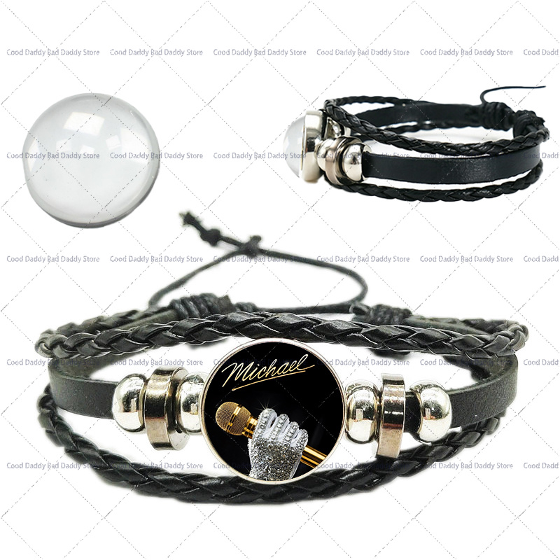 マイケル・ジャクソン織り手編みロープブレスレット メンズ レ - Men'S Fashion Jewelry のレビューと価格