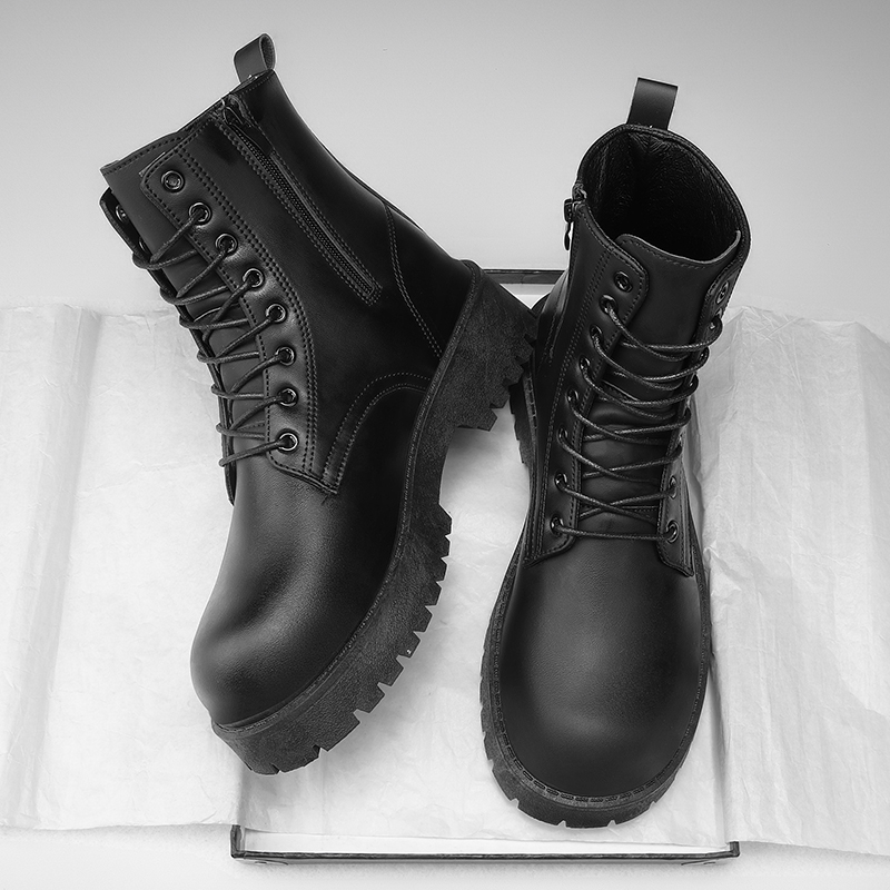 YUYIN メンズ ハイトップブーツ ソフトソール カジュア - Mens Fashion Zapatos のレビューと価格