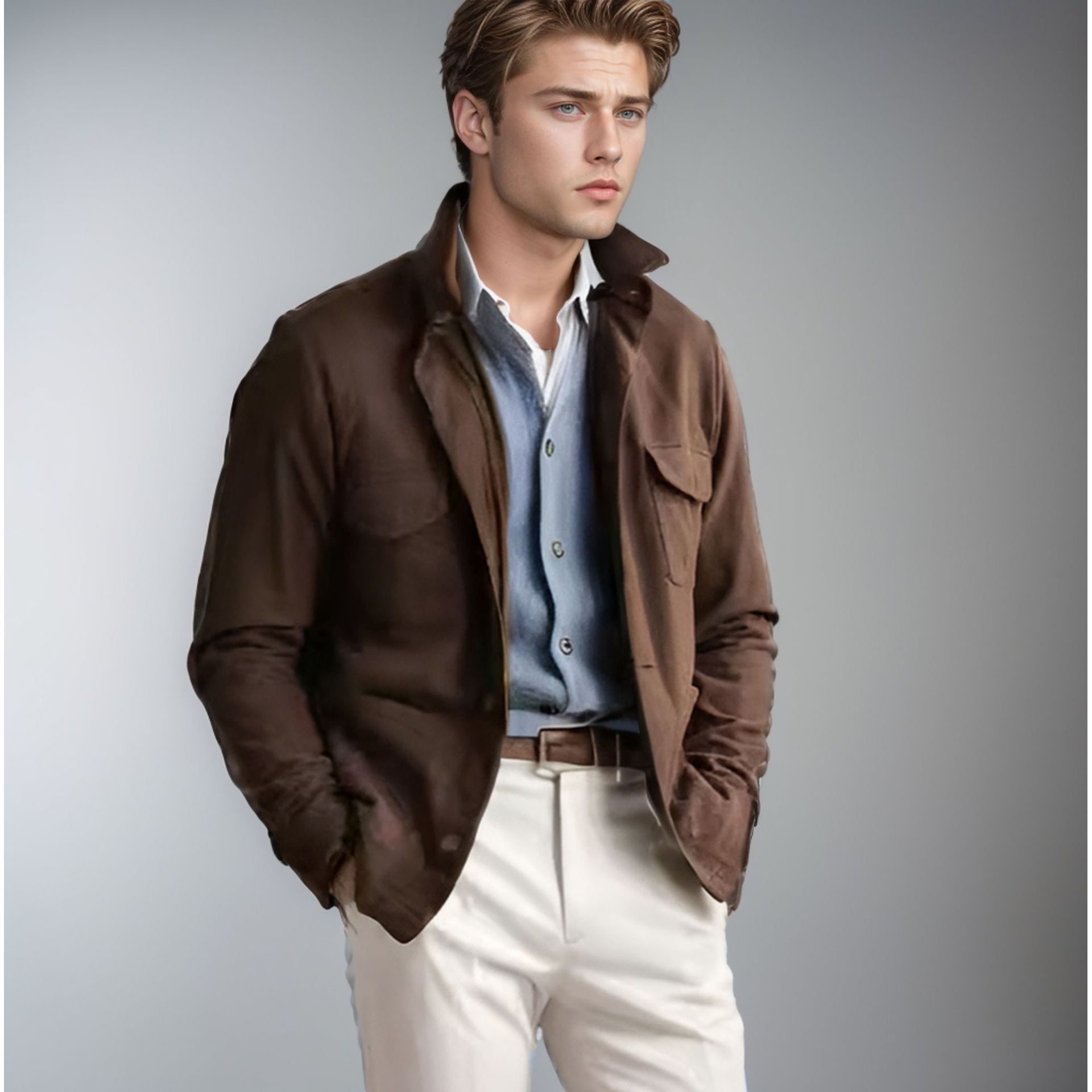 ウール混紡ジャケット メンズ クラシック メンズファッション - Mens Fashion Style Images のレビューと価格