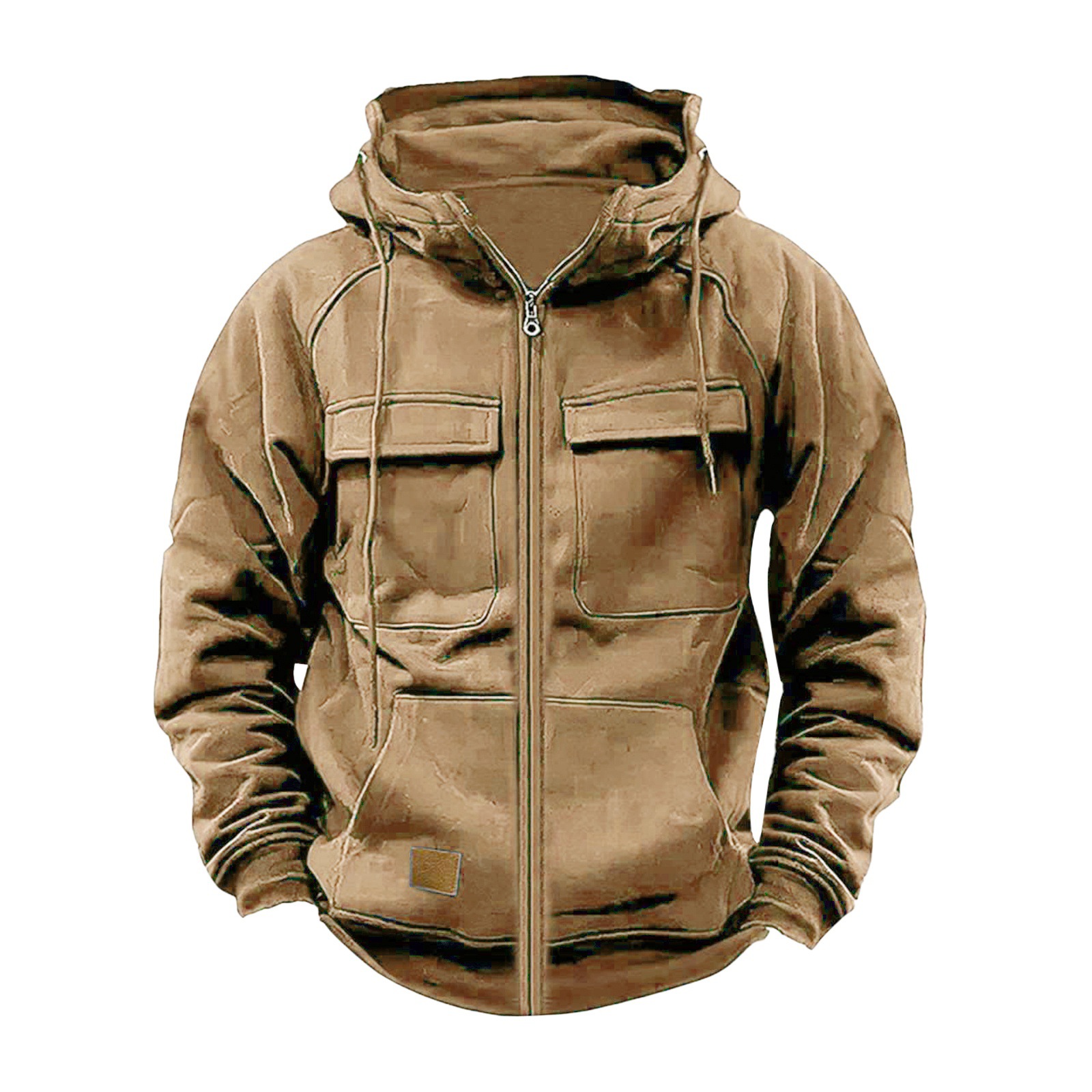 メンズカジュアルジップアップカーディガンスポーティーフード付 - Mens Fashion Zip Up Hoodies のレビューと価格
