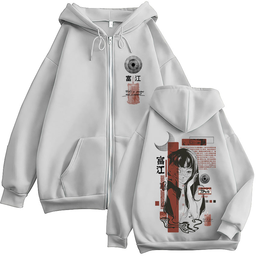 トミエ・ジュンジ・イトアニメマンガゴシックジッパーパーカーメ - Mens Fashion Zip Up Hoodies のレビューと価格