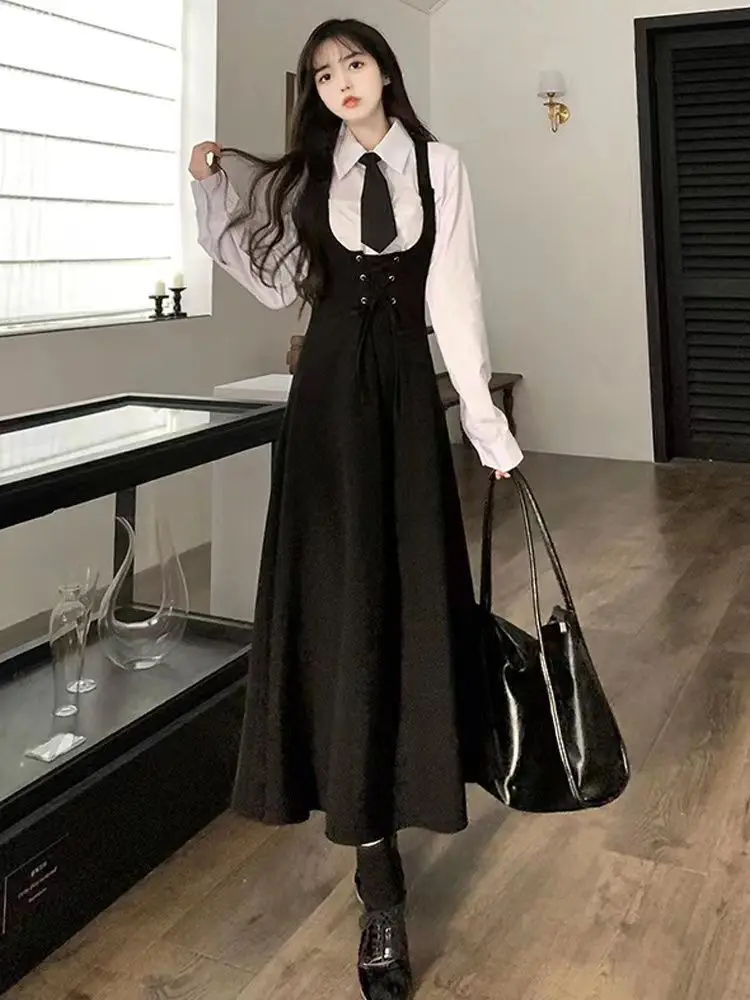 女性のためのシックなドレスセット,エレガントな衣装,プリーツ - Mens Fashion Dress Shirts のレビューと価格