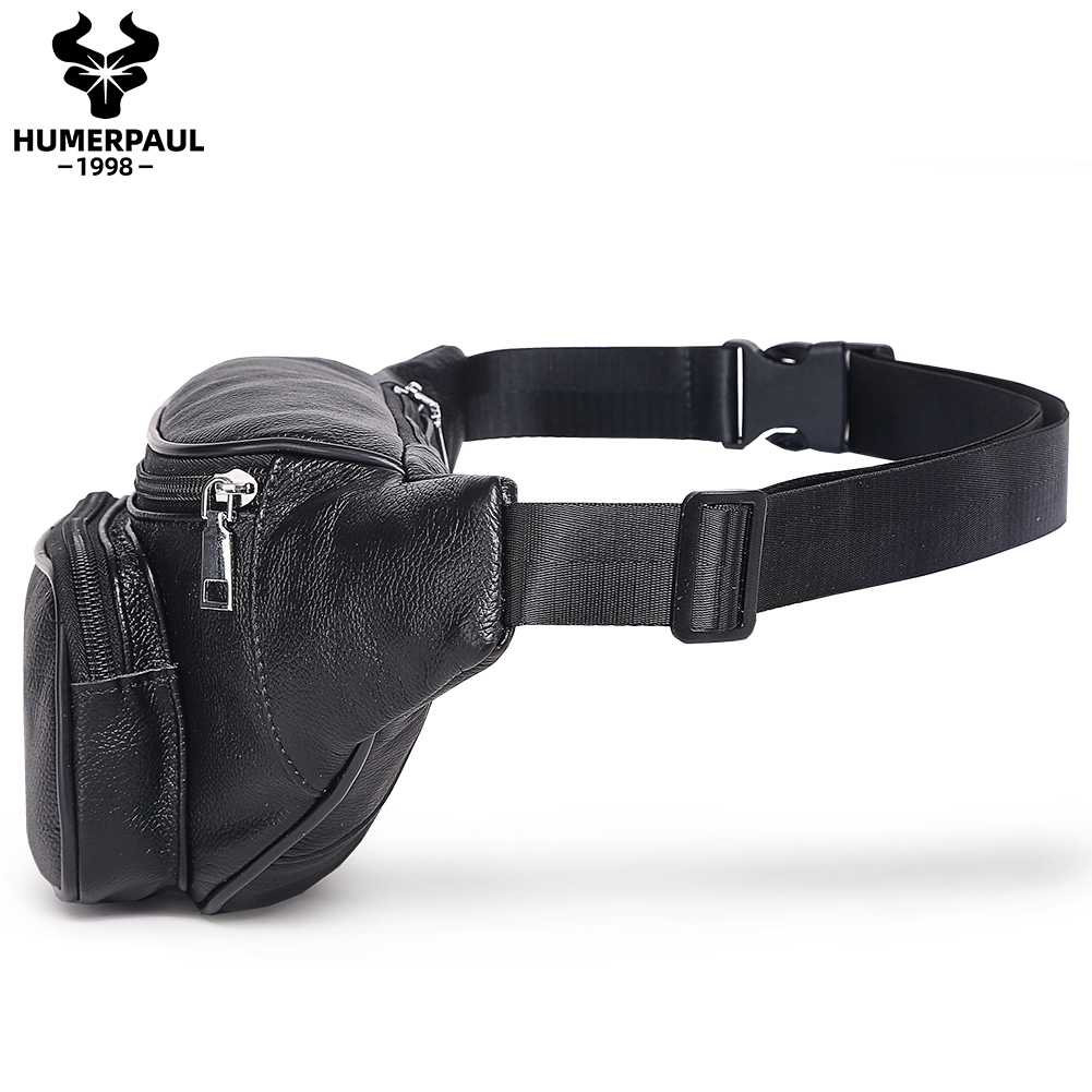 HUMERPAUL メンズウエストファニーパック 牛革 クラ - Leather Belt Braided のレビューと価格