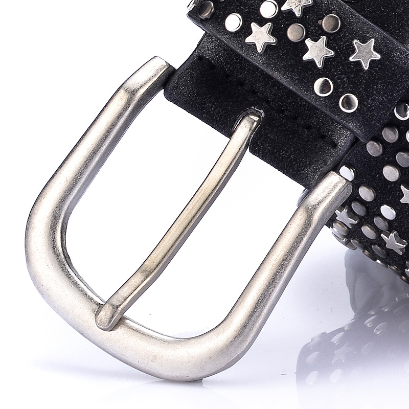 女性用バックル付き合金ベルト,用途の広いヨーロッパとアメリカ - Leather Belt Braided のレビューと価格