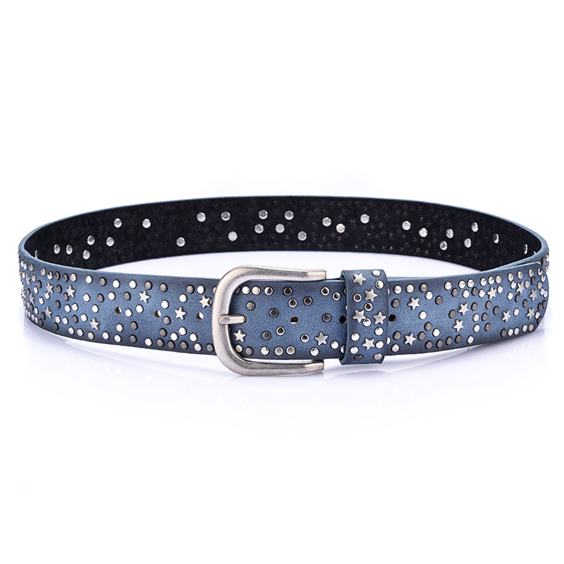 女性用バックル付き合金ベルト,用途の広いヨーロッパとアメリカ - Leather Belt Braided のレビューと価格