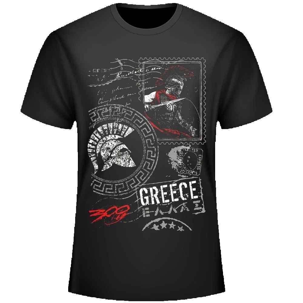 ギリシャ スパルタ 300 ウォリアー T シャツ。 ファッ - Men'S Fashion Greece のレビューと価格