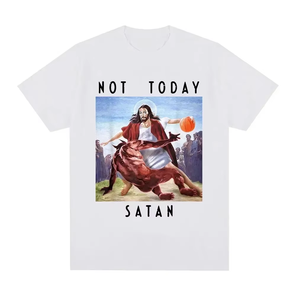 Not Today サタン ジーザス vs サタン バスケッ - Men'S Fashion Today のレビューと価格