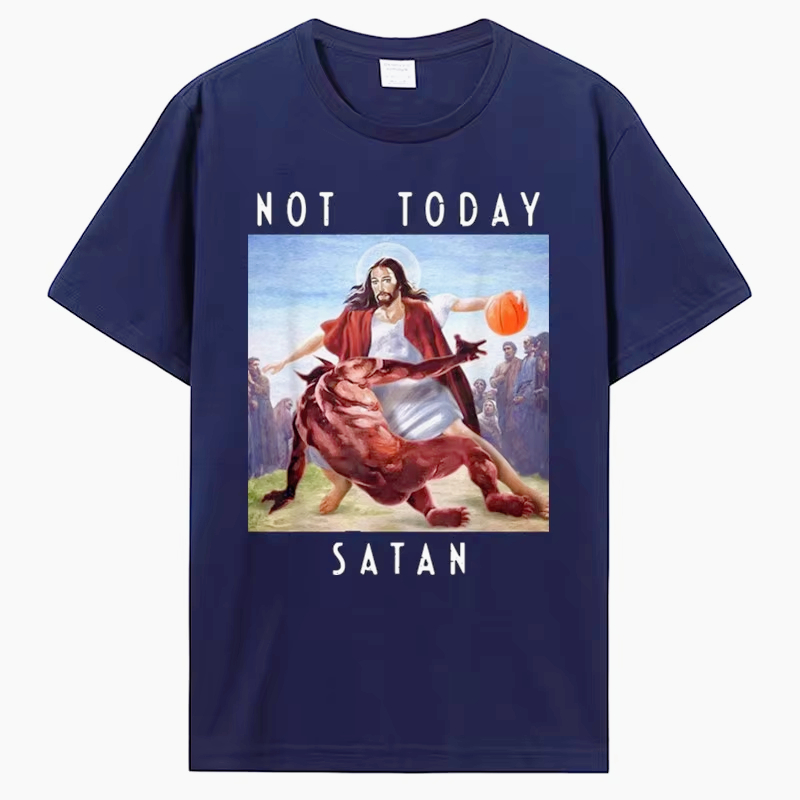 Not Today サタン ジーザス vs サタン バスケッ - Men'S Fashion Today のレビューと価格